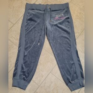 Juicy Couture Rare Vintage Y2K Bling Slate Blue Color Size XL